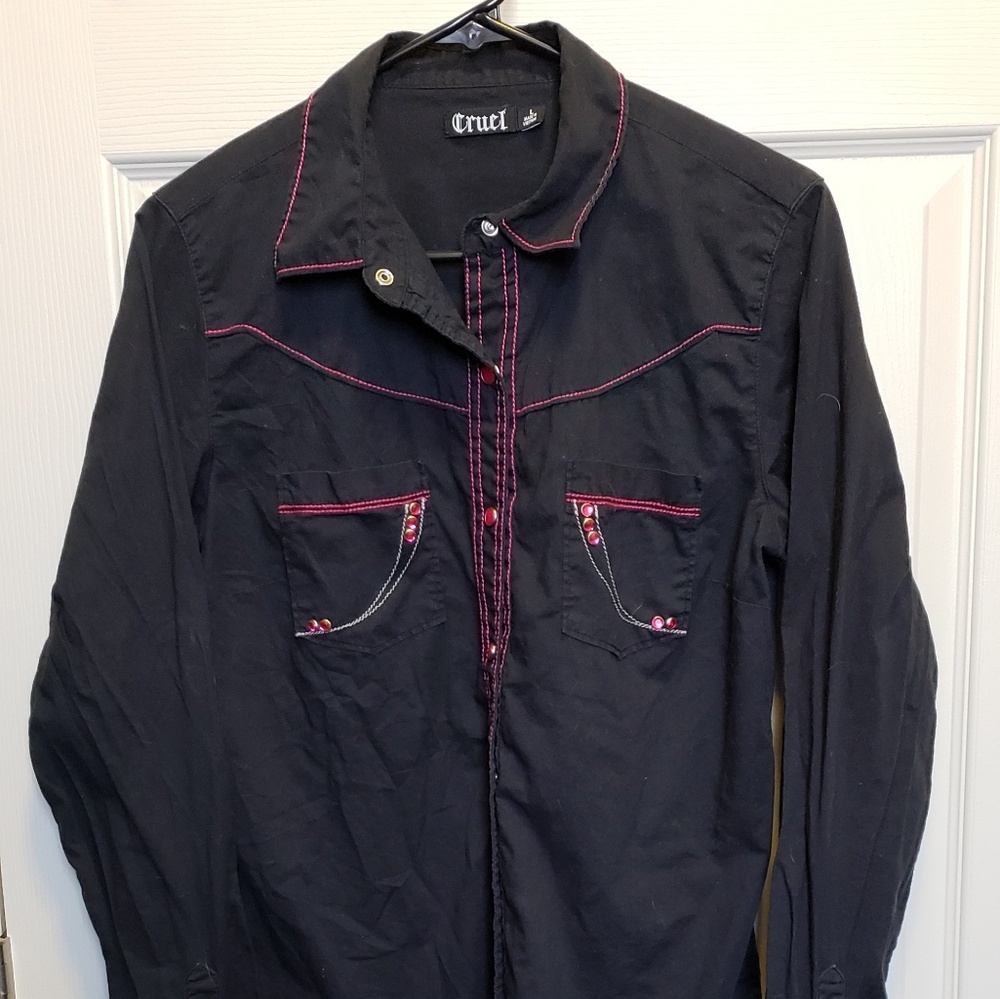 Womens Western Button Up